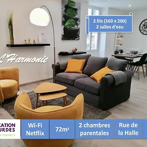 L'harmonie 72m² - 2 Chambres - 2 Sdb - Hyper Centre Appartement
